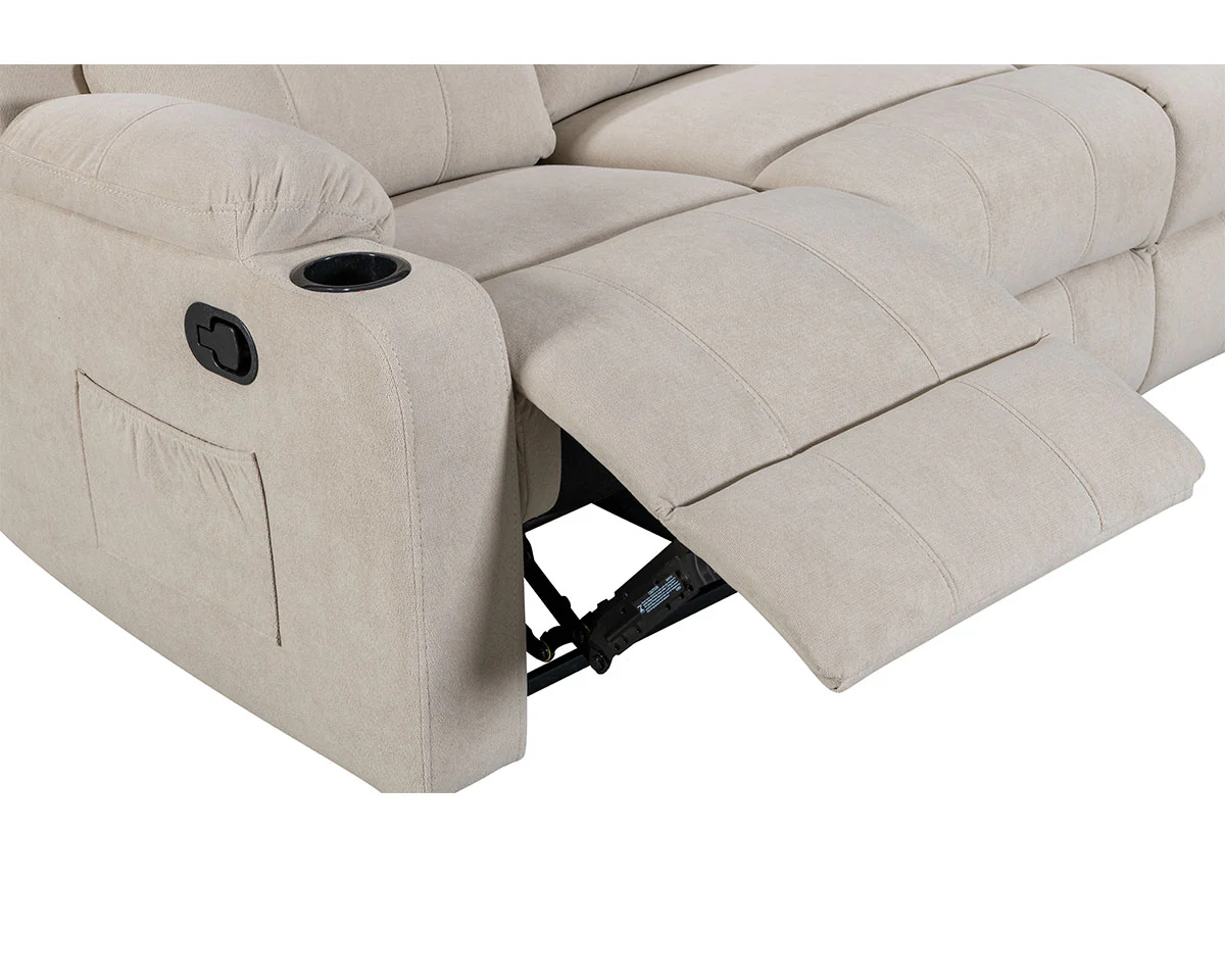 NovaCloud Fabric 1 Seater Recliner Sofa - Image 8