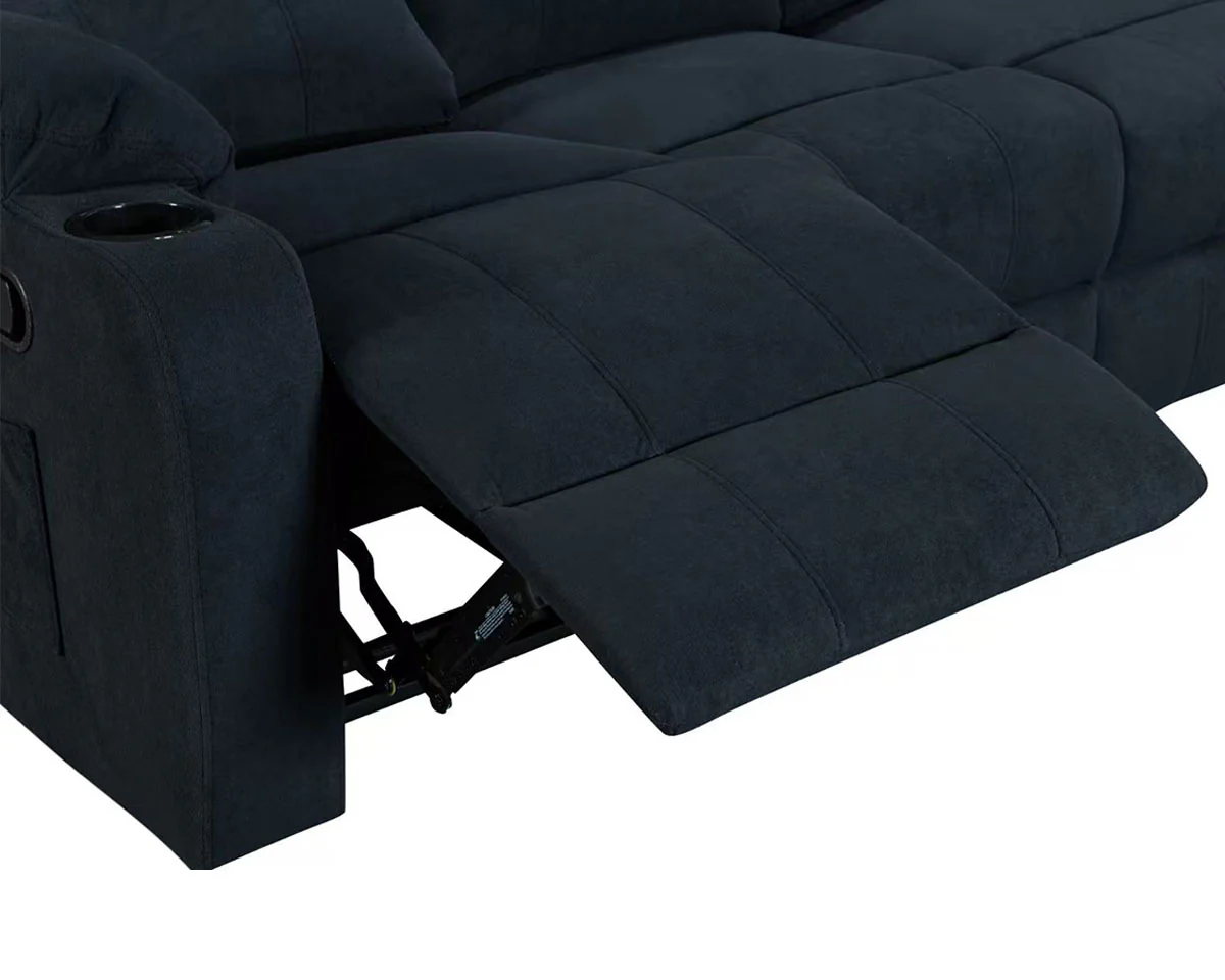 NovaCloud Fabric Recliner Sofa 2 Seater - Image 5