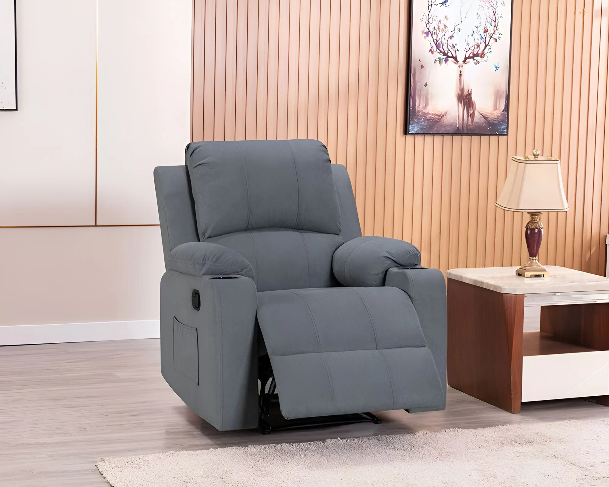Recliner Sofa NovaCloud Fabric - Image 3