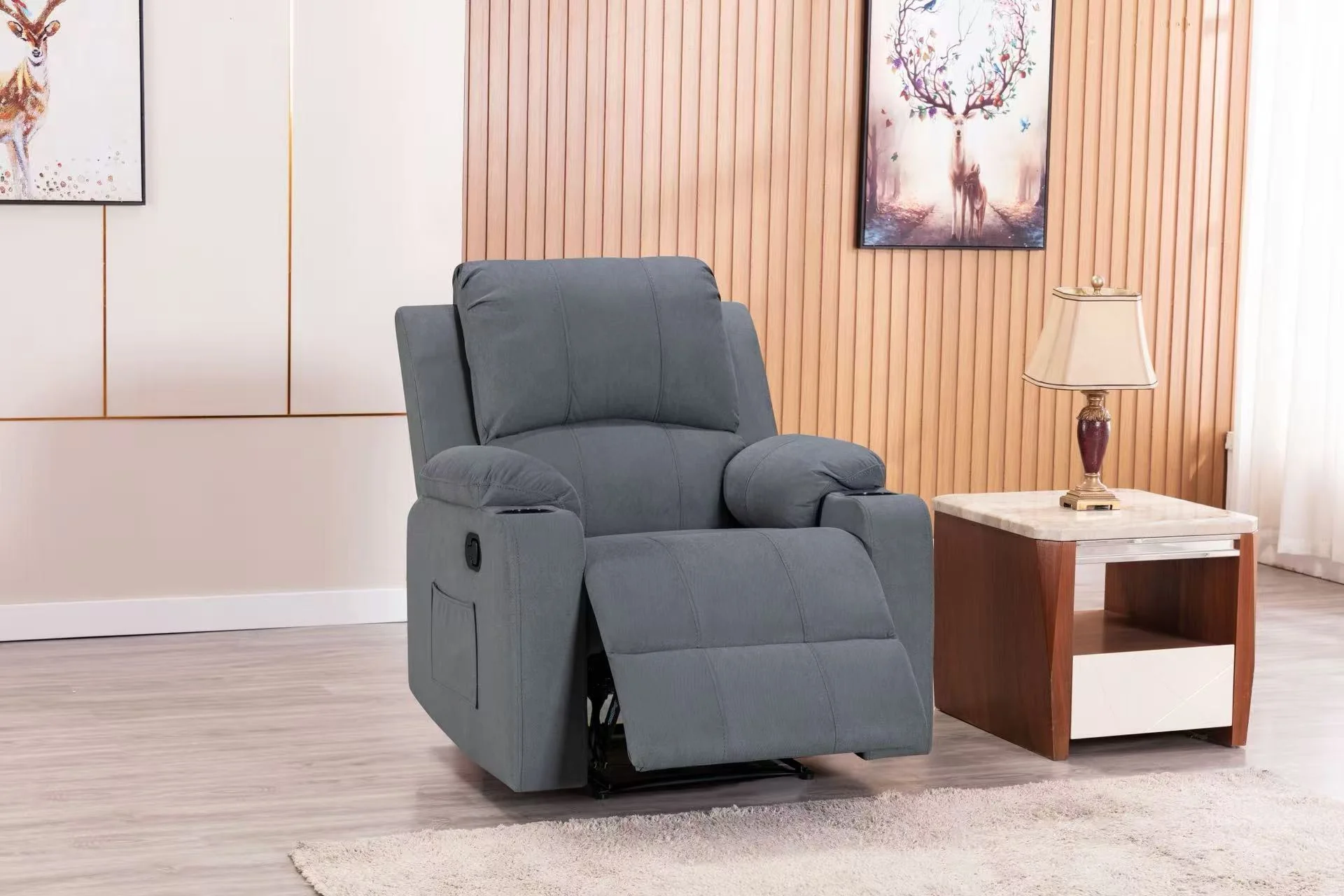 Recliner Sofa NovaCloud Fabric - Image 9