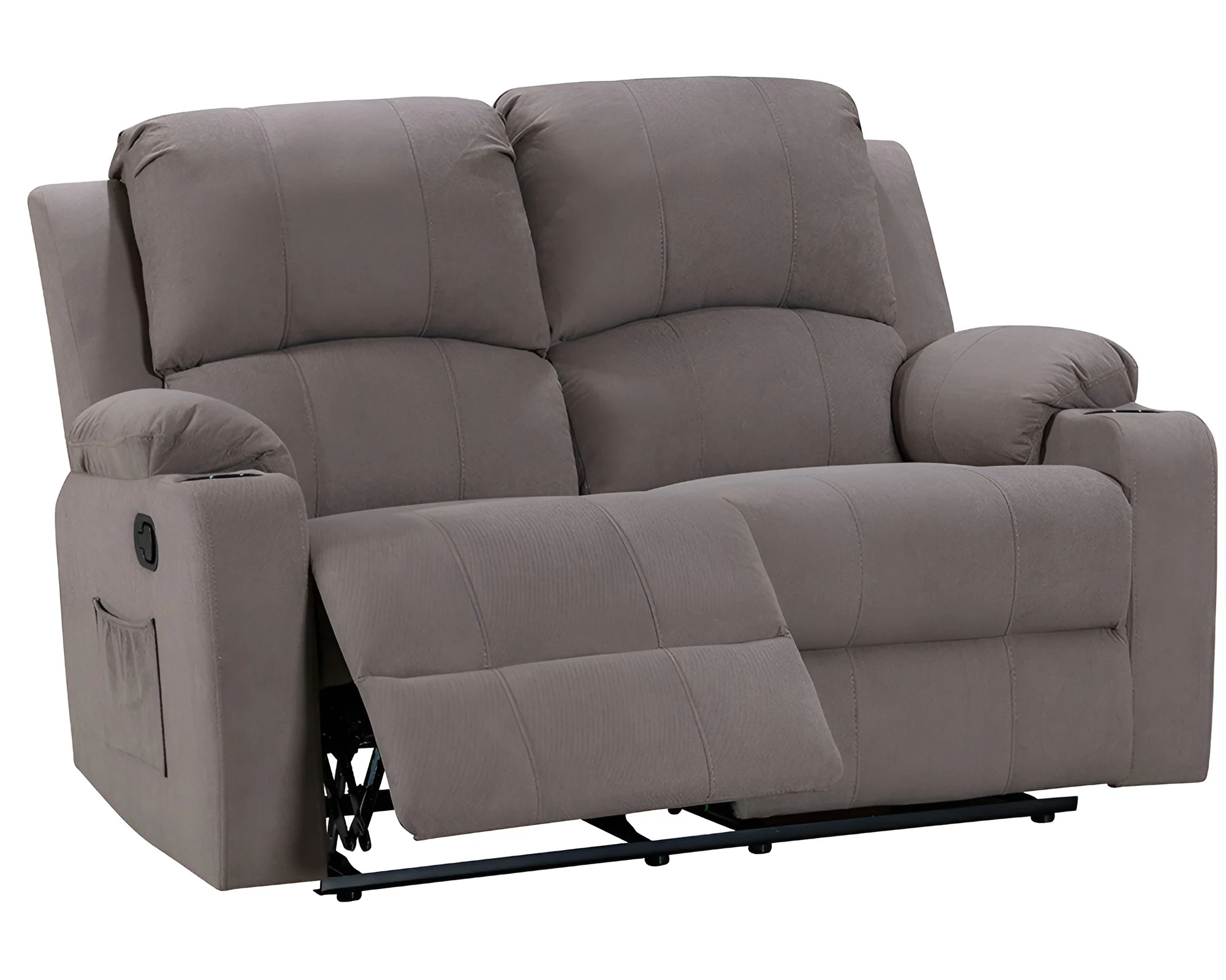 NovaCloud Fabric 2 Seater Recliner Sofa - Image 2
