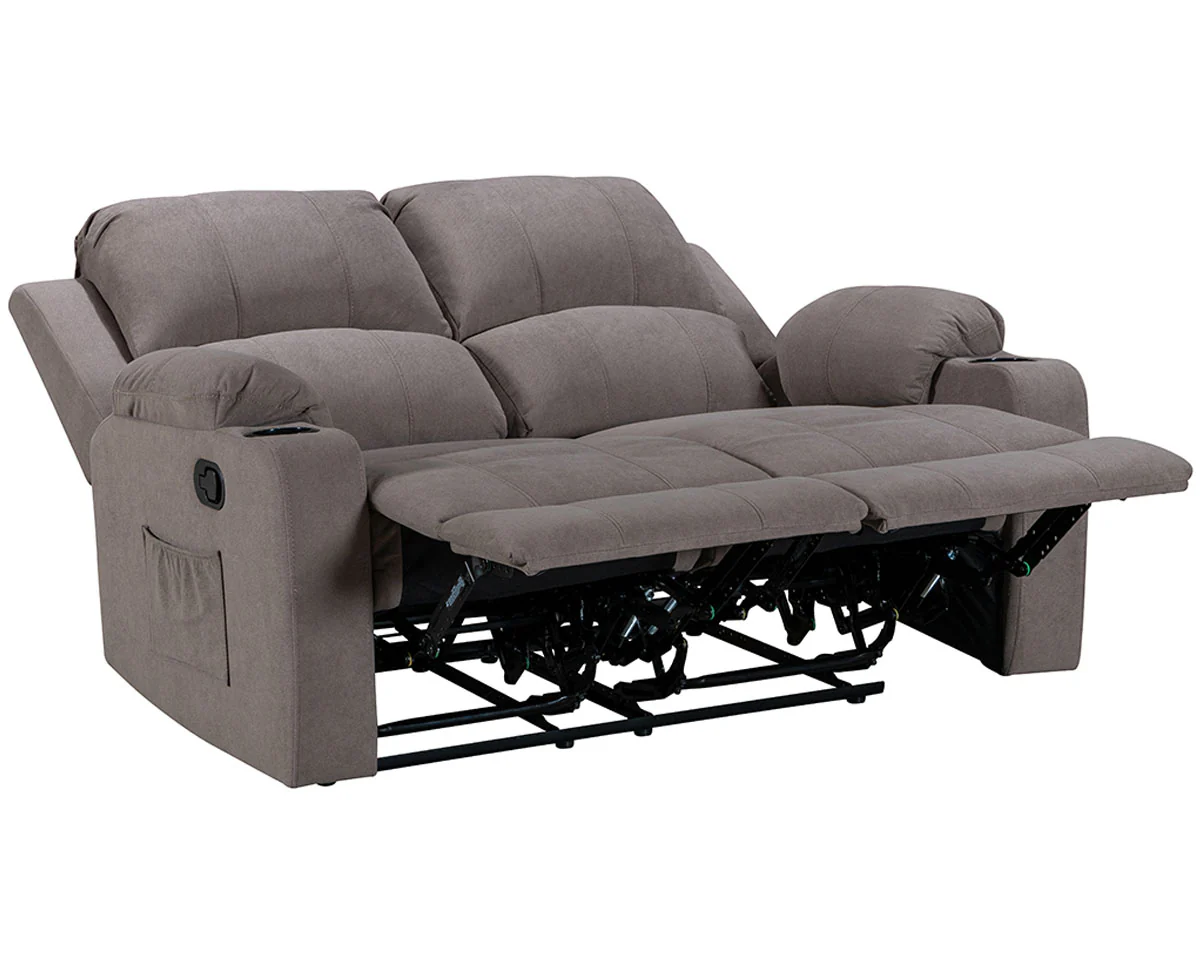 NovaCloud Fabric 2 Seater Recliner Sofa - Image 5