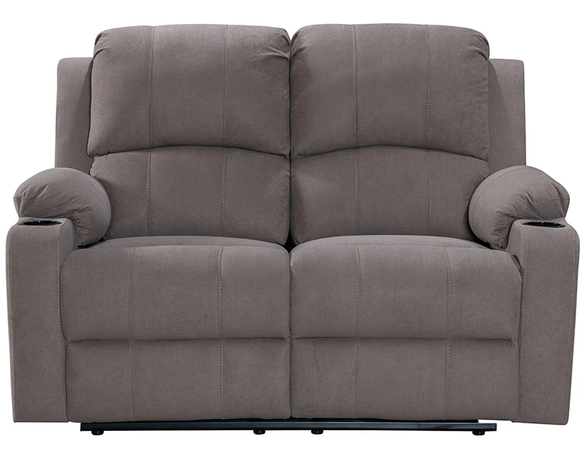 NovaCloud Fabric 2 Seater Recliner Sofa - Image 7
