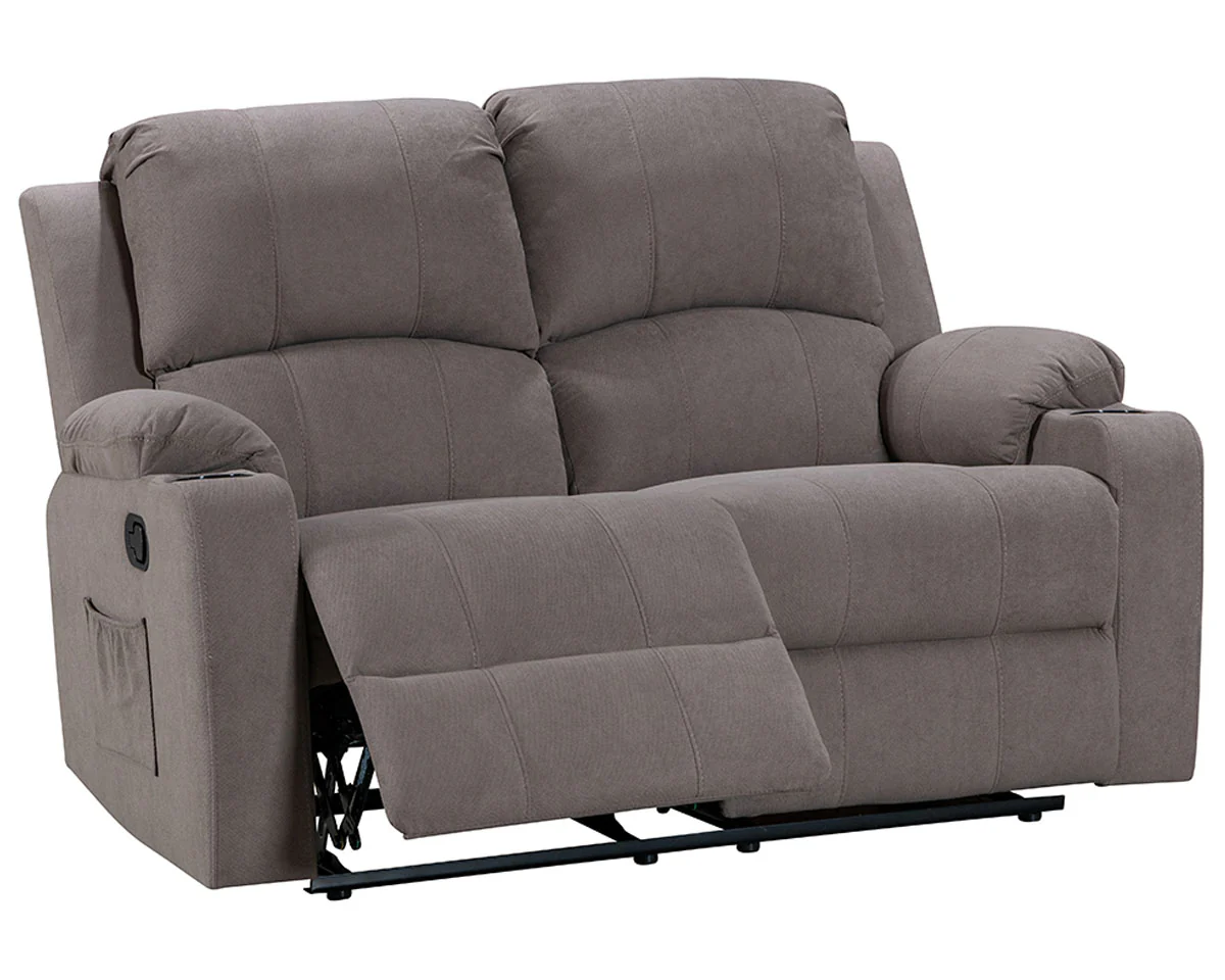 NovaCloud Fabric 2 Seater Recliner Sofa - Image 9