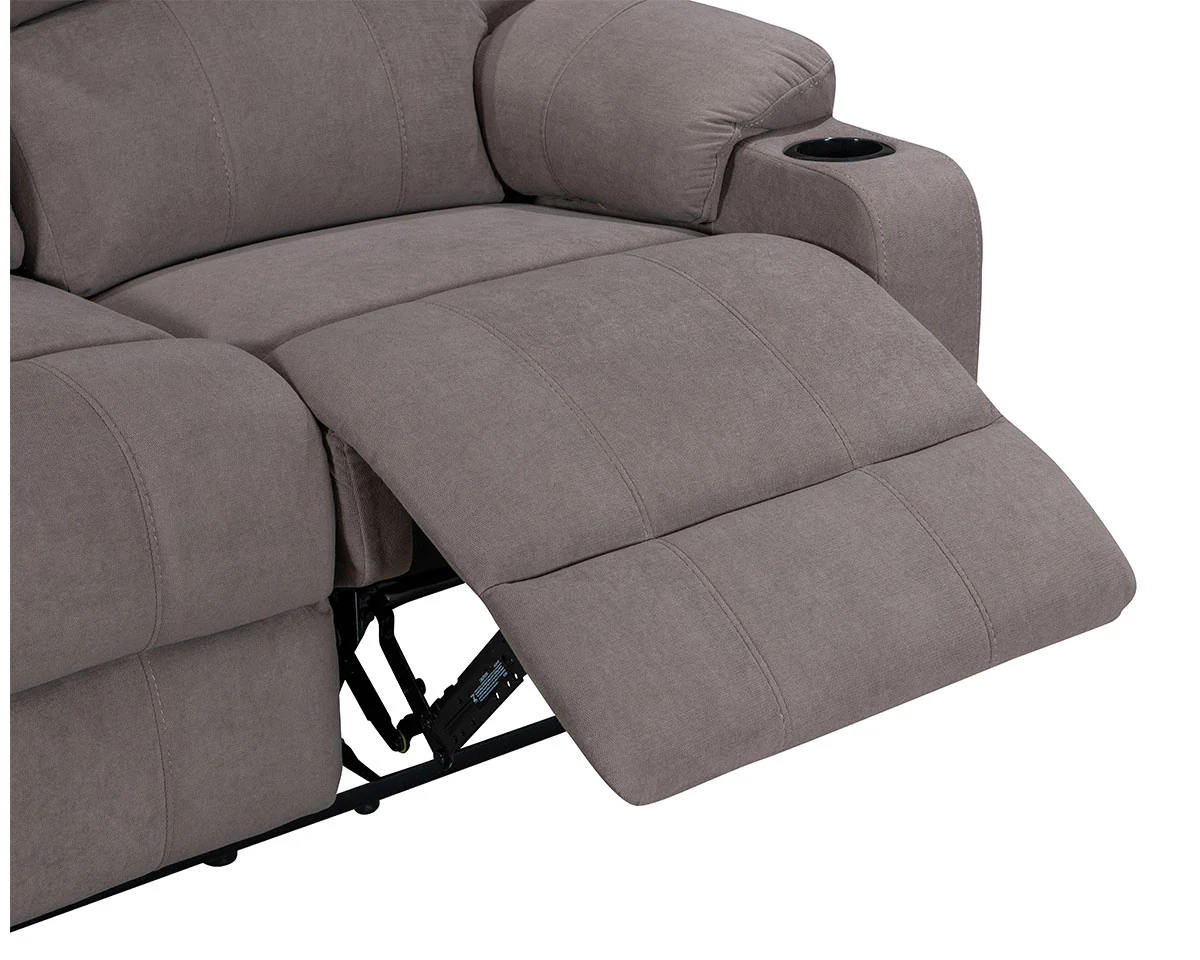 NovaCloud Fabric 3 Seater Recliner Sofa - Image 7