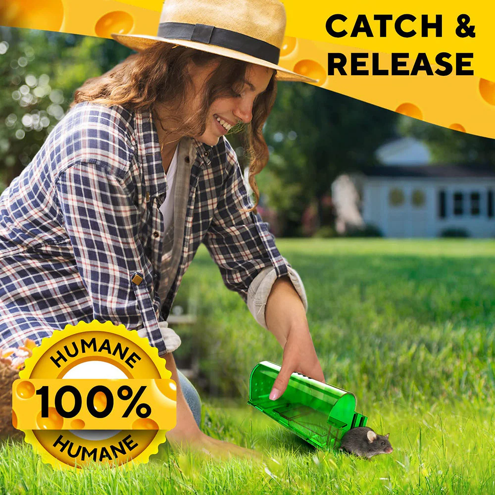 Rat Traps Catch and Release Indoor / Outdoor Mouse Traps Pack of 2 - Image 7