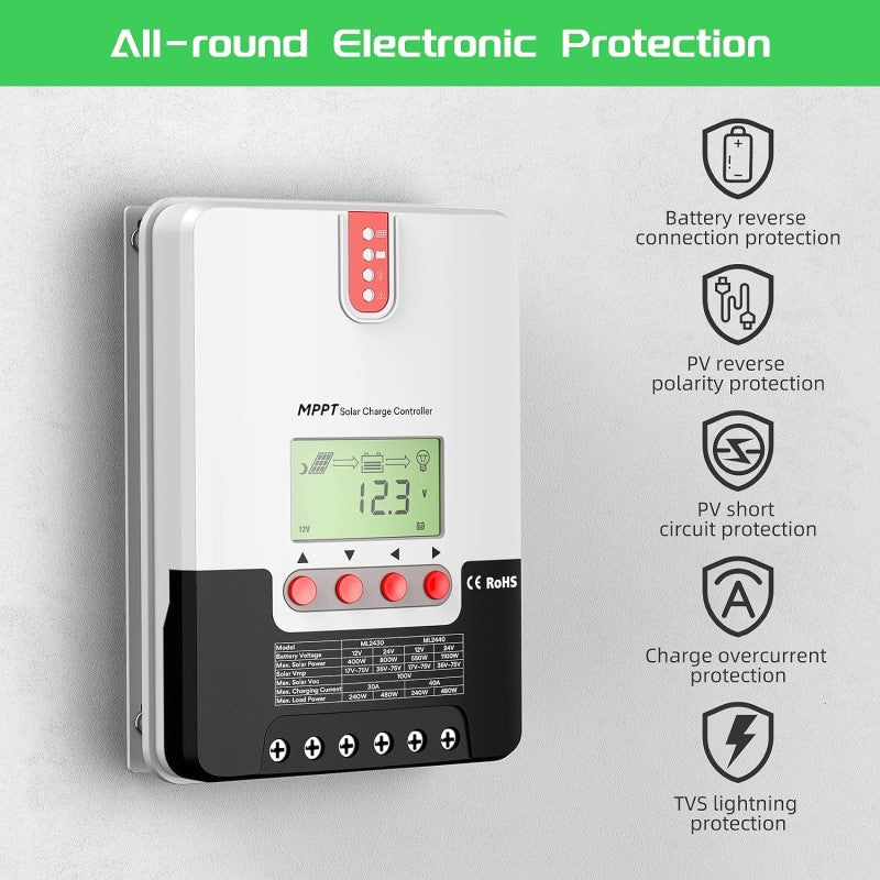 MPPT Solar Controller 30A - Image 4