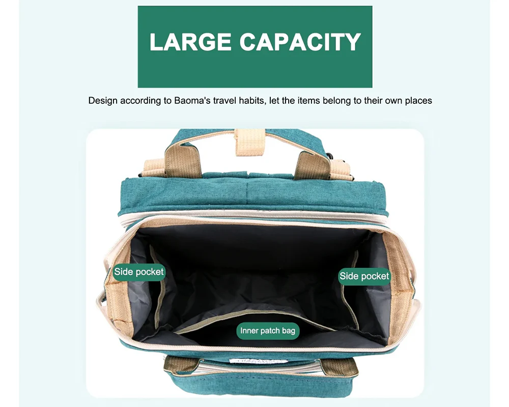 Nappy Bag Mummy Bag 5 in 1 Nappy bag - Image 6