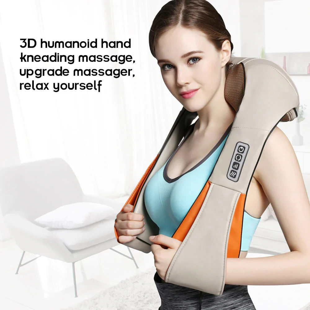 Neck Massager Shiatsu 3D Kneading Neck Shoulder Body Massager - Image 3