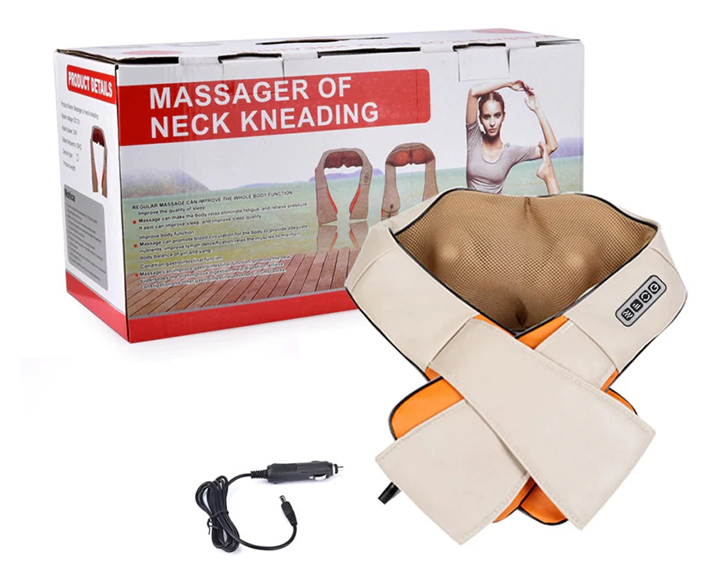 Neck Massager Shiatsu 3D Kneading Neck Shoulder Body Massager - Image 9