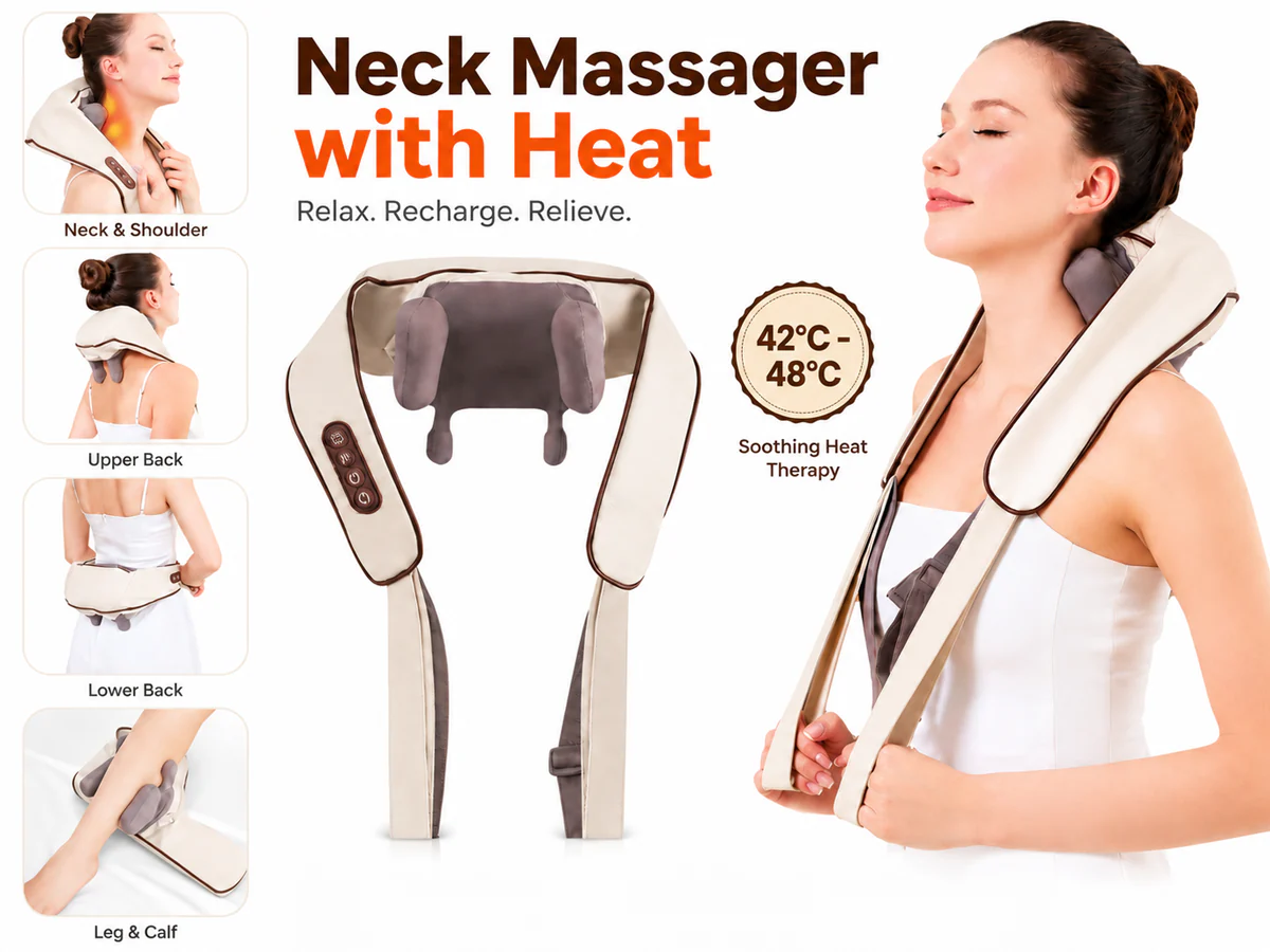 Neck and Shoulder Massager Heated - Image 2