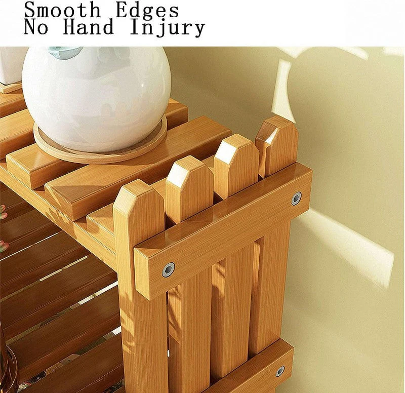 3 Tier Bamboo Plant Stand Indoor Pland Shelf for Plants - Image 5