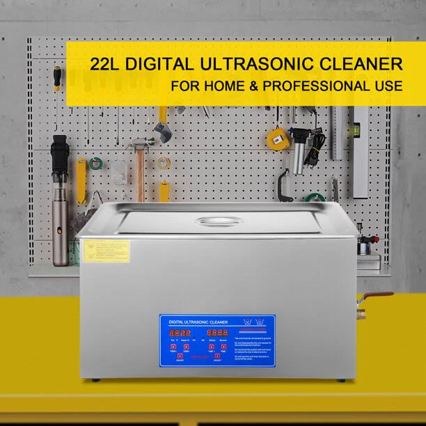 22L Ultrasonic Cleaner Stainless Steel with Digital Timer - Image 2
