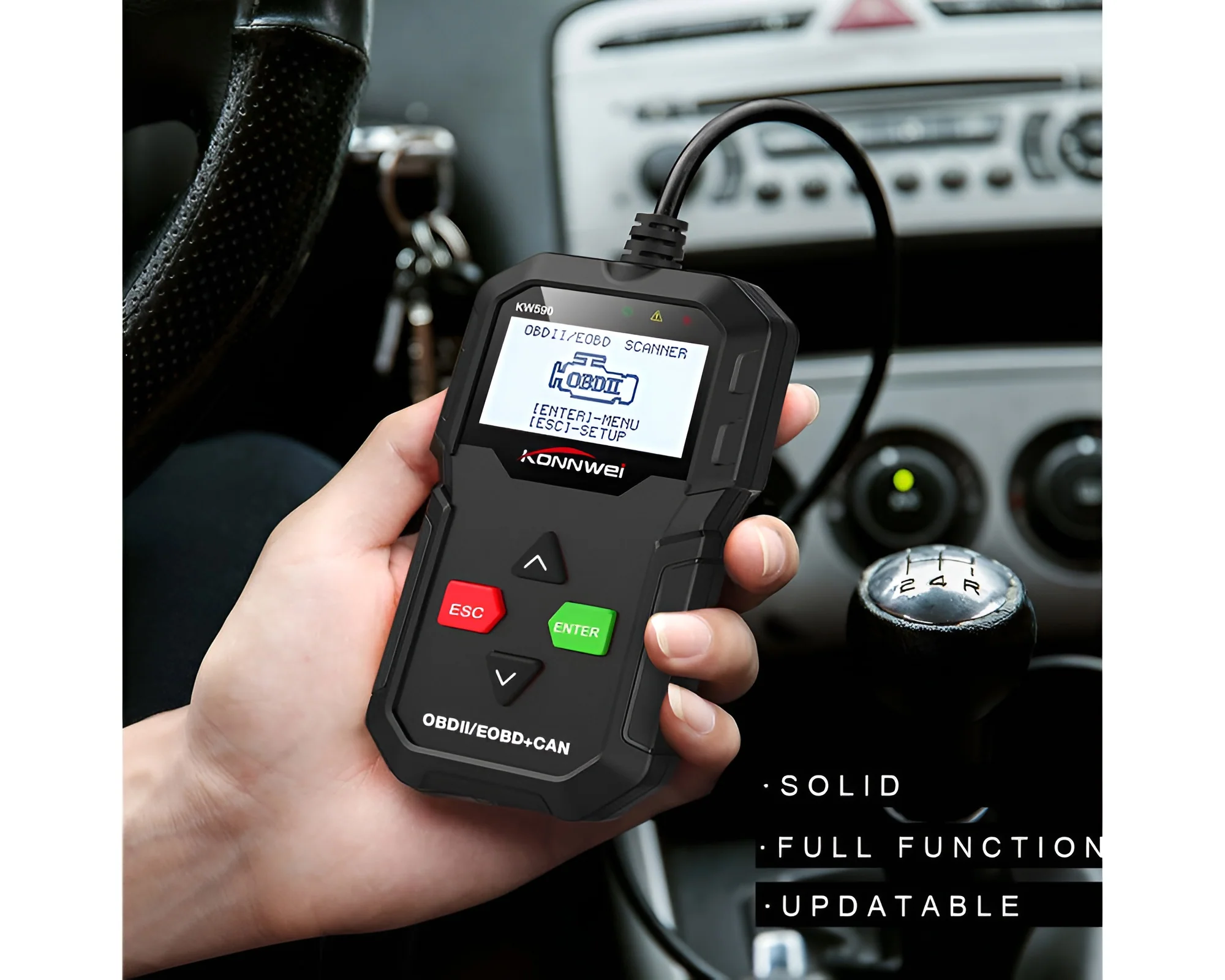 KW590 OBD2 Scanner Code Reader - Image 2