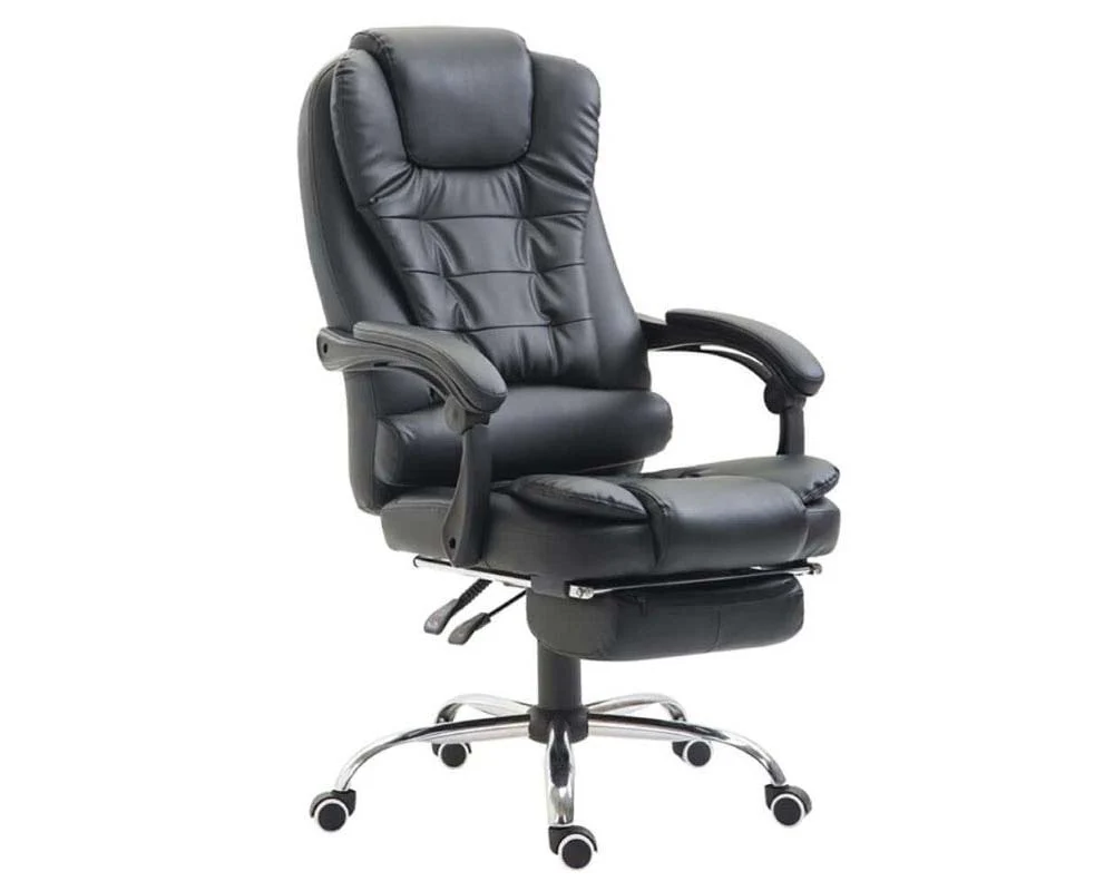 Ergonomic Gaming Office Chair – Adjustable PU Leather Computer Chair, Black - Image 10