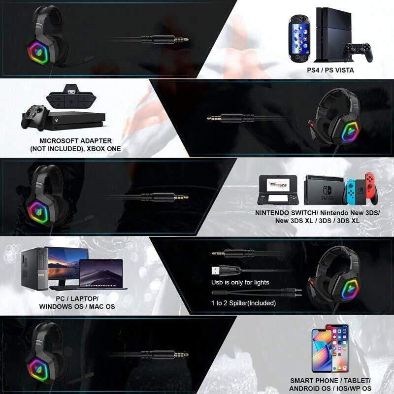 Gaming Headphones Headset - Image 4