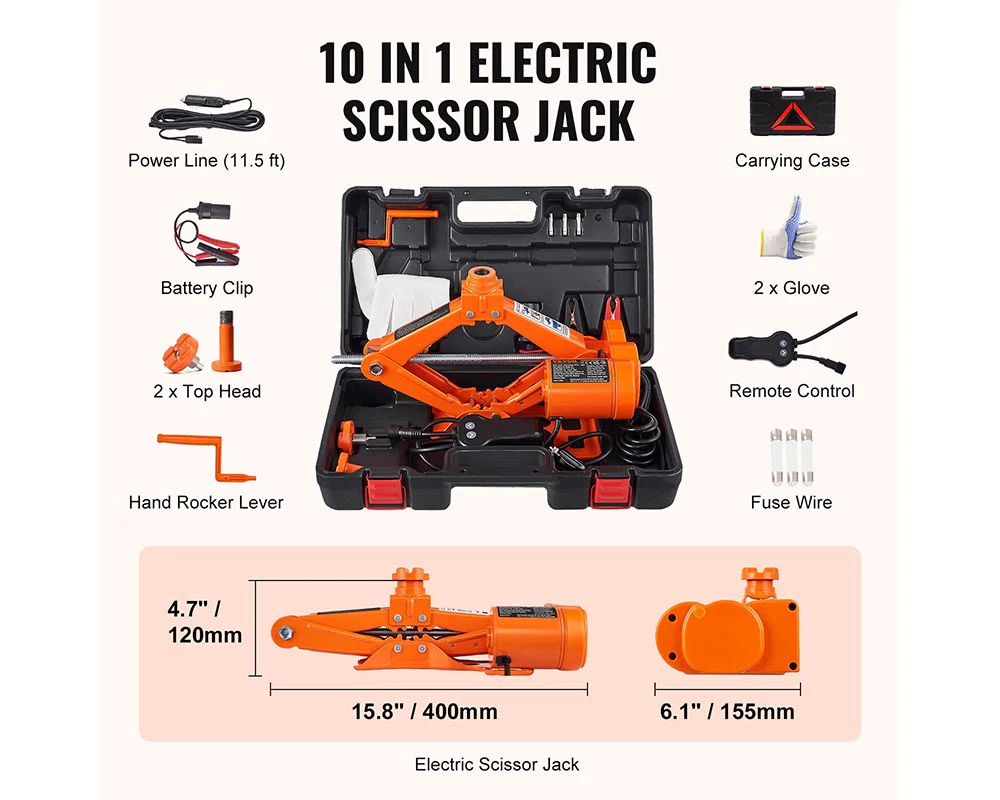 Electric Car Jack 3 Ton, 12V - Image 9