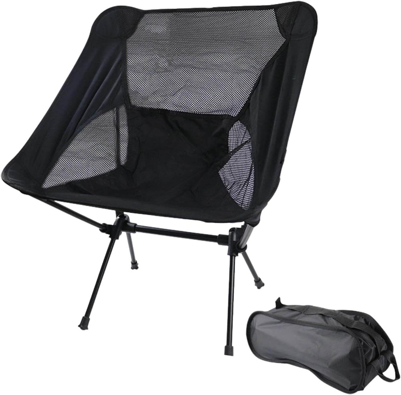 Camping Chair/Outdoor Folding Chair-Black - Image 3