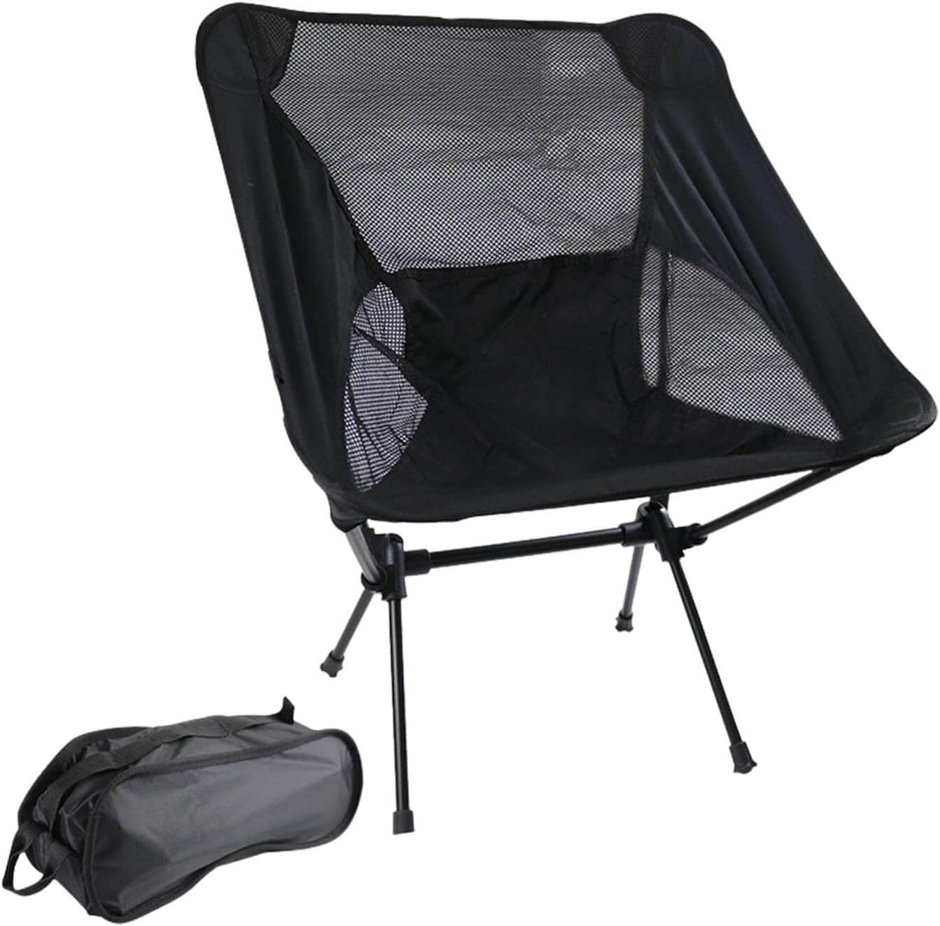 Camping Chair/Outdoor Folding Chair-Black - Image 7