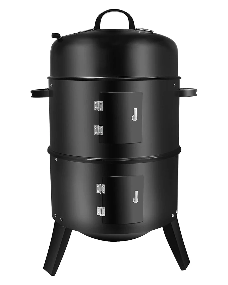 Charcoal Smoker BBQ Grill with Chimney - Image 2
