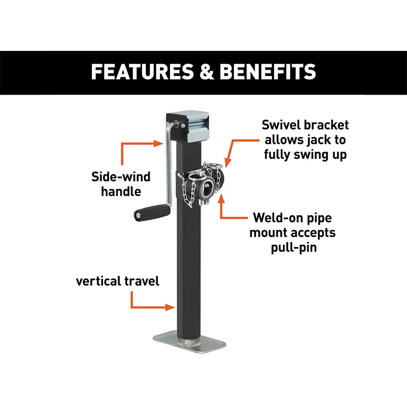 Heavy Duty Trailer Jack 4PCS - Image 2