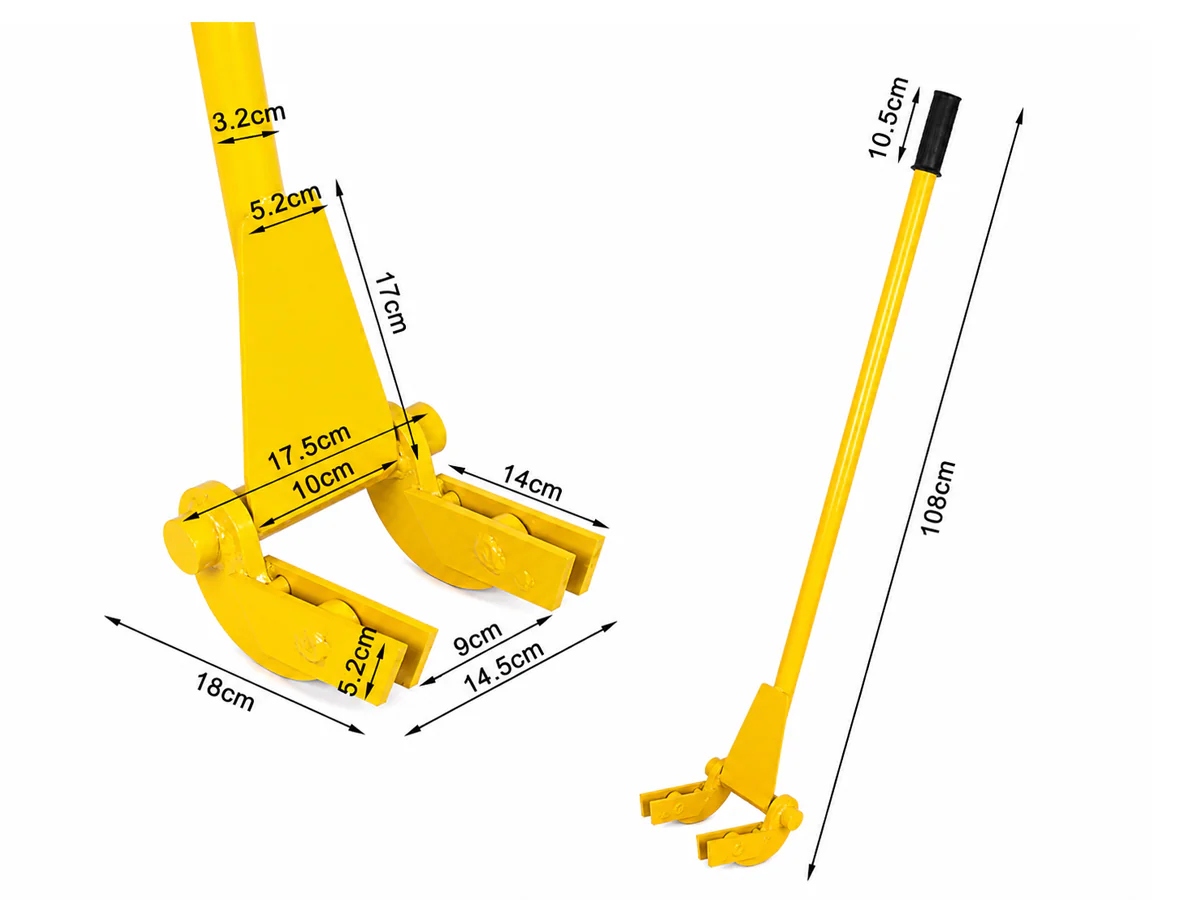 Pallet Buster Pry Wrecking Bar w/ Handle Heavy Duty Pallet Breaker - Image 3