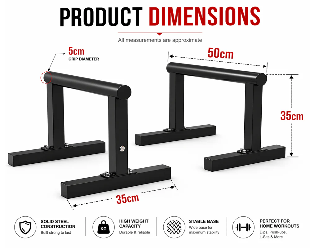 Parallel Bar Dip Bars - Image 2