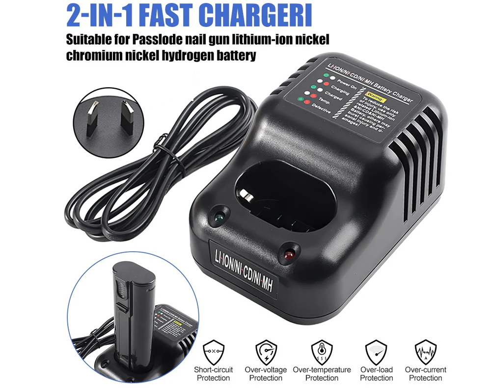 Paslode 6V Compatible Paslode Charger Voltage Battery Charger Power Tool - Image 3