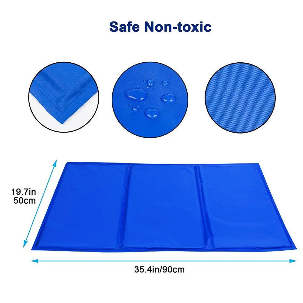 Pets Gel Cooling Mat Pet Dog Cooling Pad Extra Large - Image 8