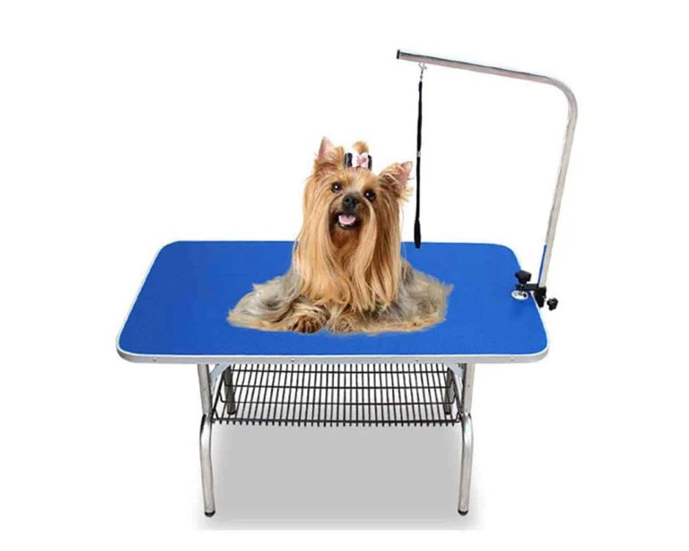 Pet Grooming Table Foldable Dog Grooming Desk with Arm - Image 6