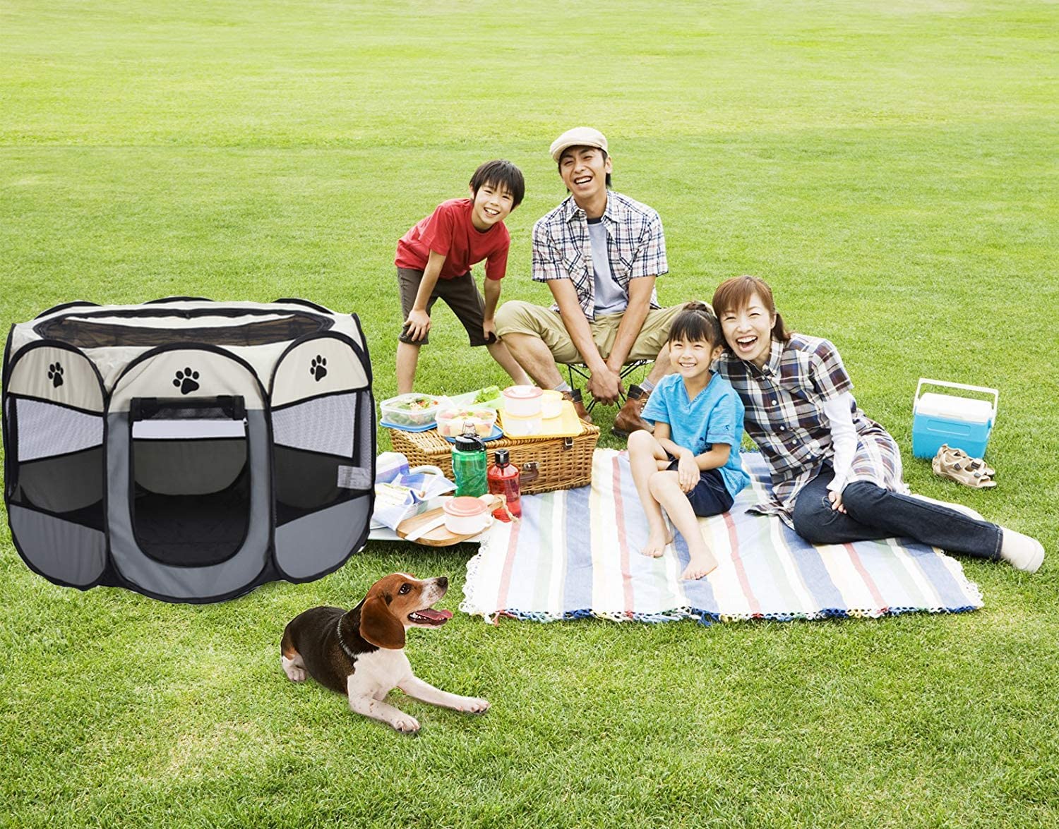 Pet Playpen Dog Playpen Foldable Tent Cage Crate - Image 4