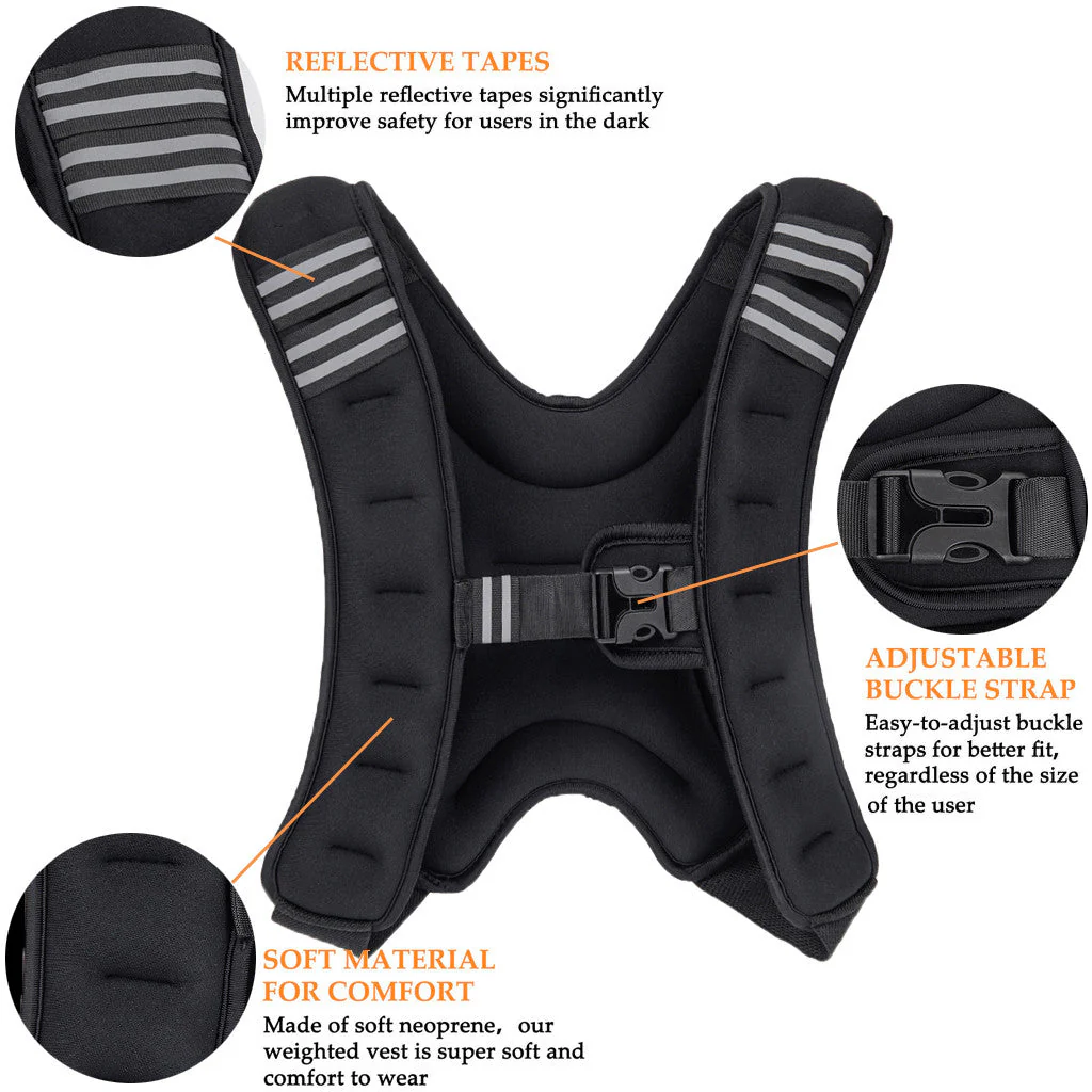 5KG Weighted Vest Workout Equipment - Image 4