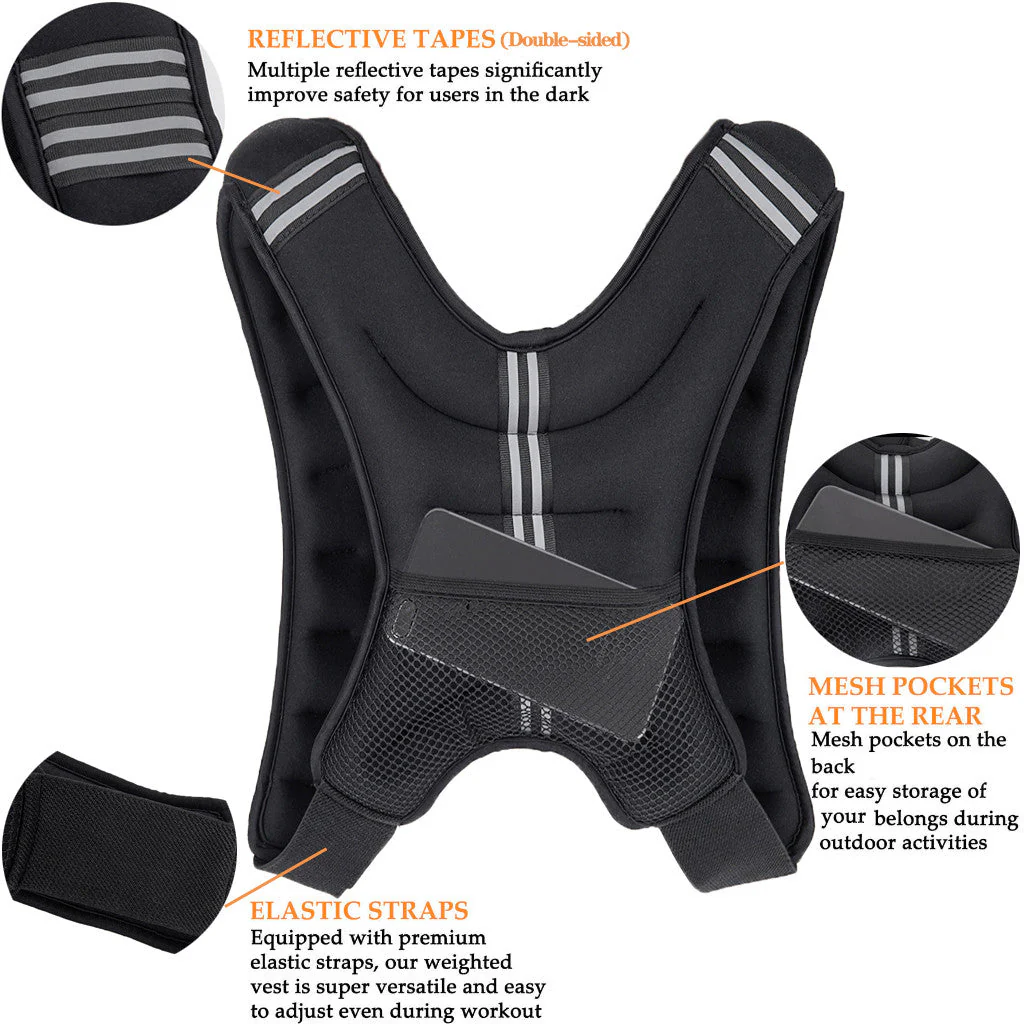 Sport Weighted Vest Workout Equipment 8kg - Image 6