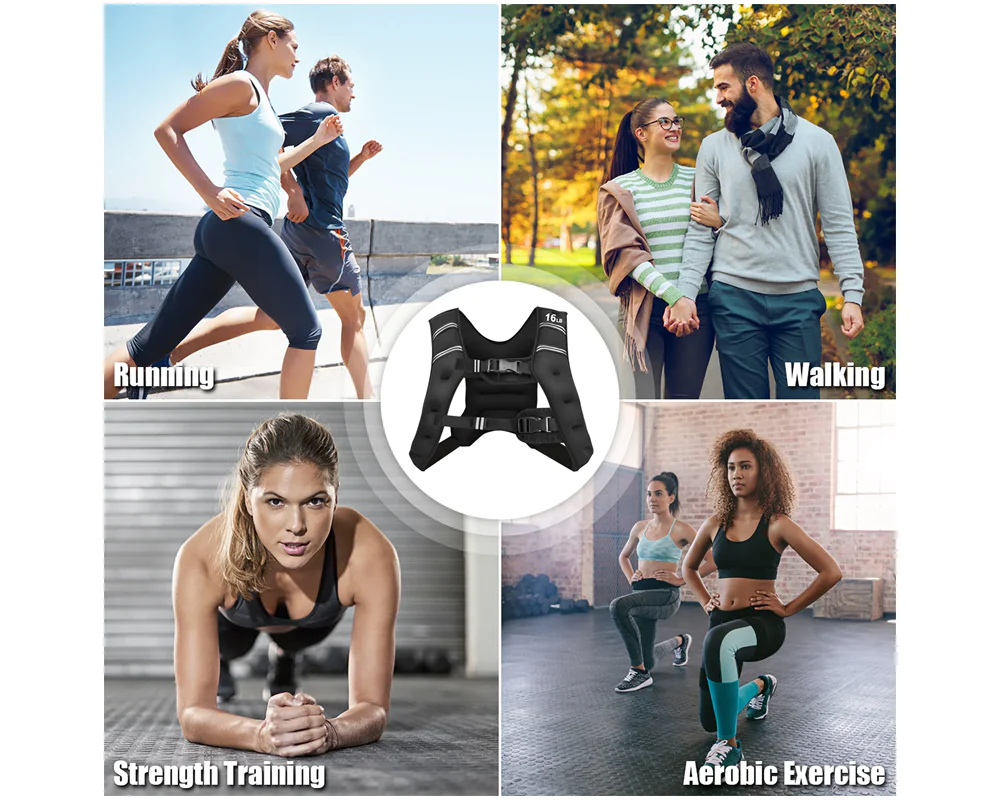 Sport Weighted Vest Workout Equipment 8kg - Image 8