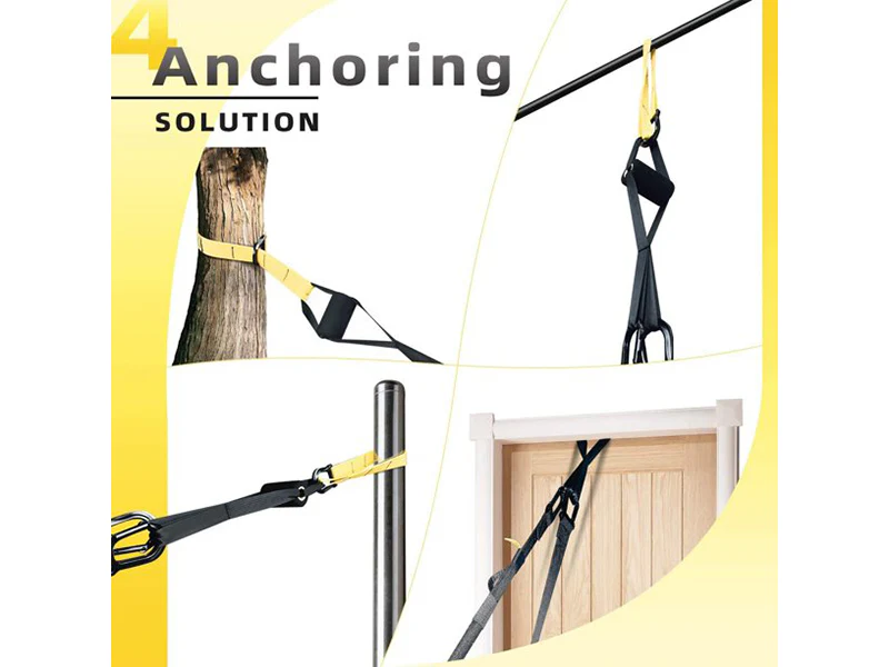 Suspension Training Kit Bodyweight Resistance Straps - Image 7