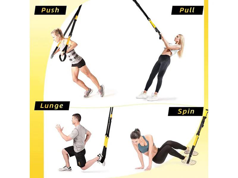 Suspension Training Kit Bodyweight Resistance Straps - Image 8