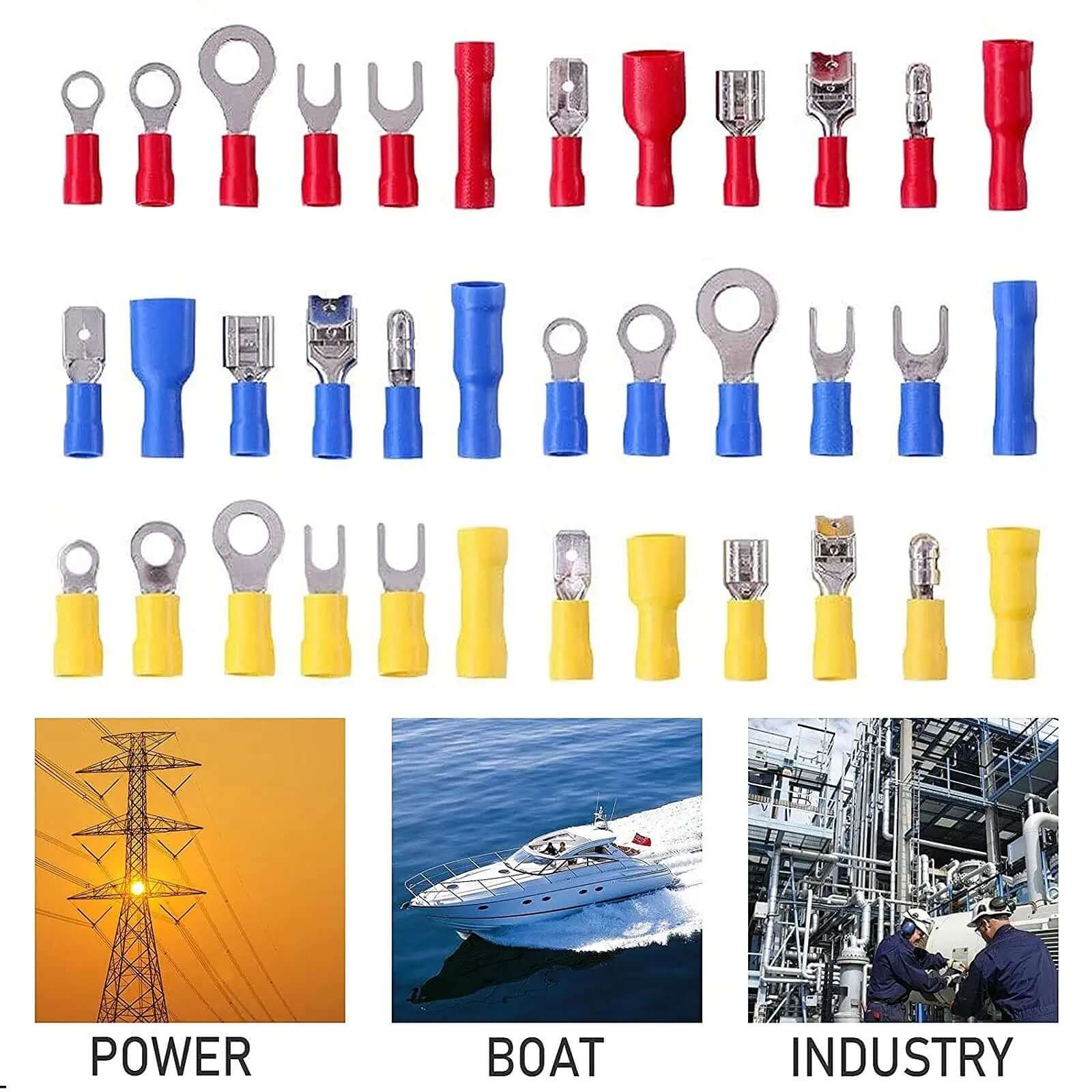 Electrical Terminal Crimp Wire Connectors 720Pcs - Image 4