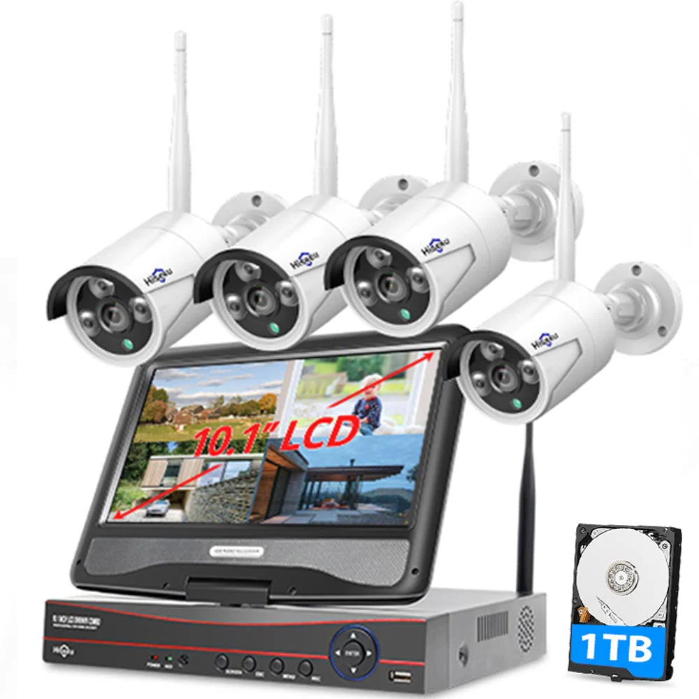 Hiseeu 8CH 3MP Wireless CCTV System with 1TB HDD - Image 3