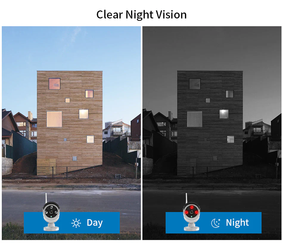 Hiseeu 8CH 3MP Wireless CCTV Security System - Image 4