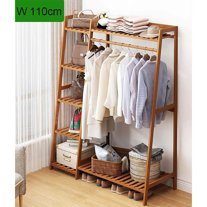 Bamboo Wardrobes Clothes Rack - Image 4