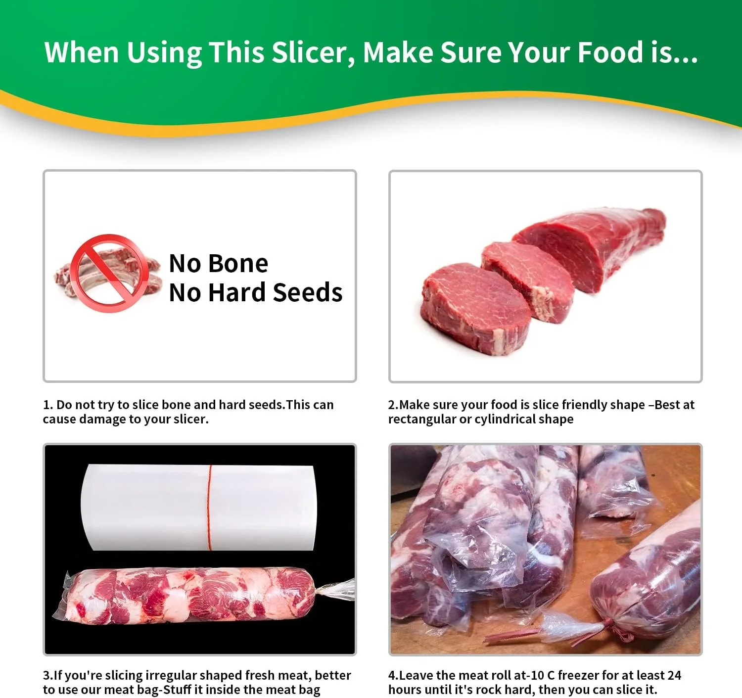 Frozen Meat Slicer Stainless Meat Cutter - Image 13
