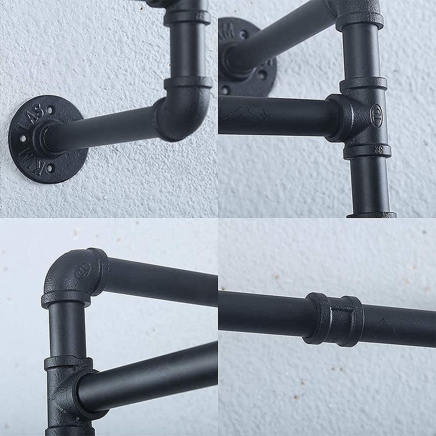 Pipe Wall Mounted Garment Rack - Image 6