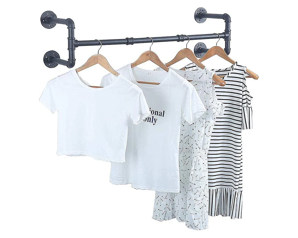 Pipe Wall Mounted Garment Rack - Image 8