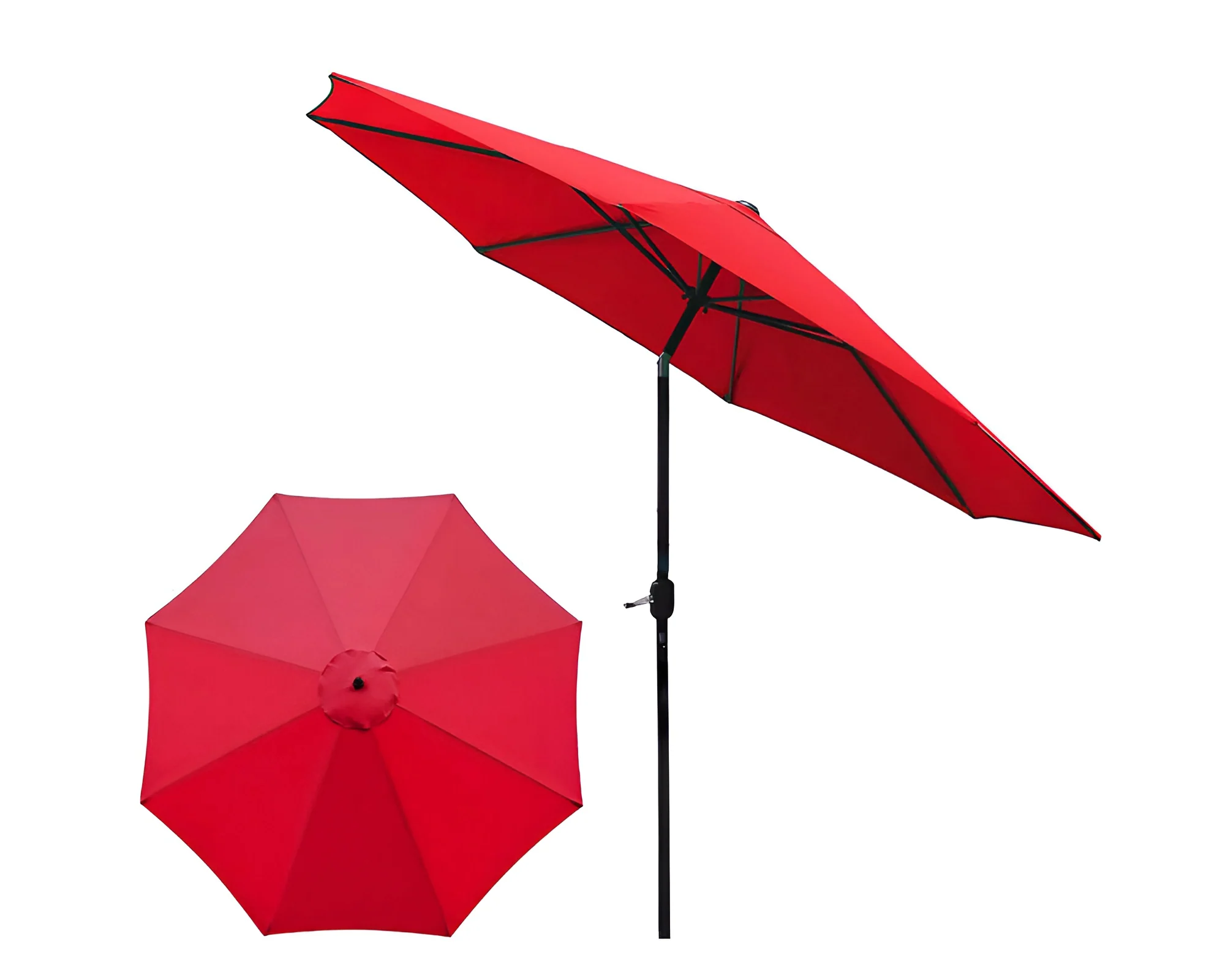 3M Parasol Replacement Cloth Round Garden Umbrella Cover For 8-Arm - Image 5