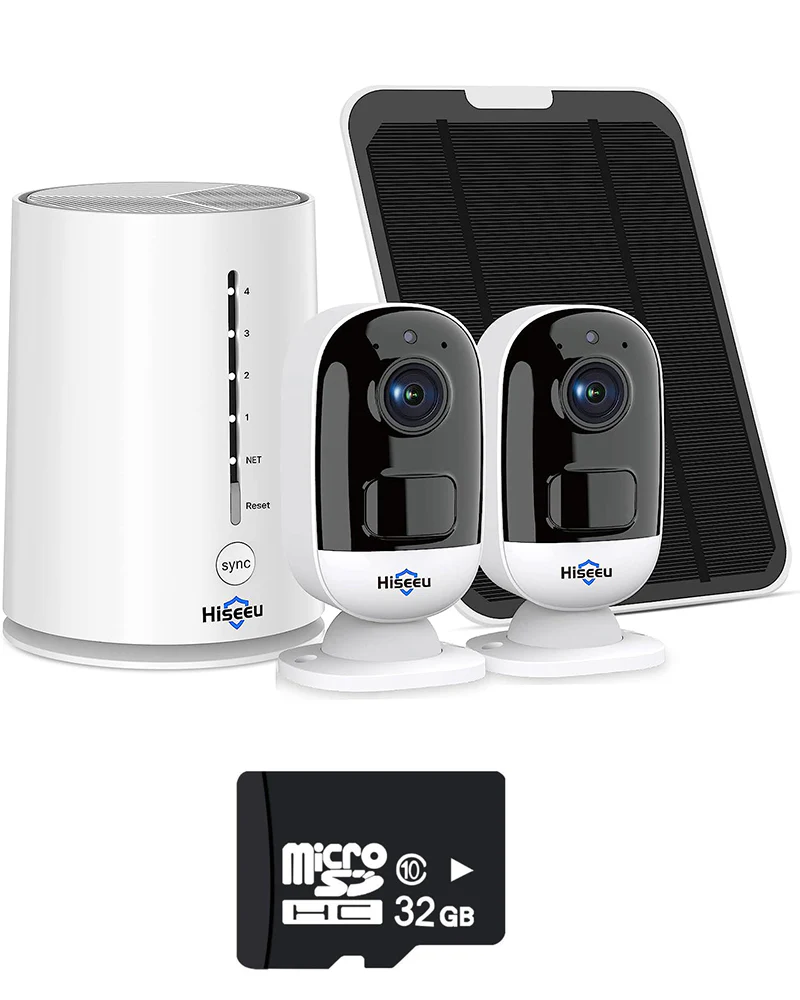 Hiseeu Wireless Outdoor Security Camera System 3MP - Image 2