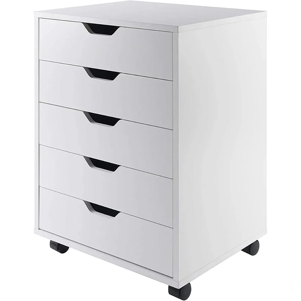 Office File Organiser – 5 Drawer Mobile Filing Cabinet Storage Organiser