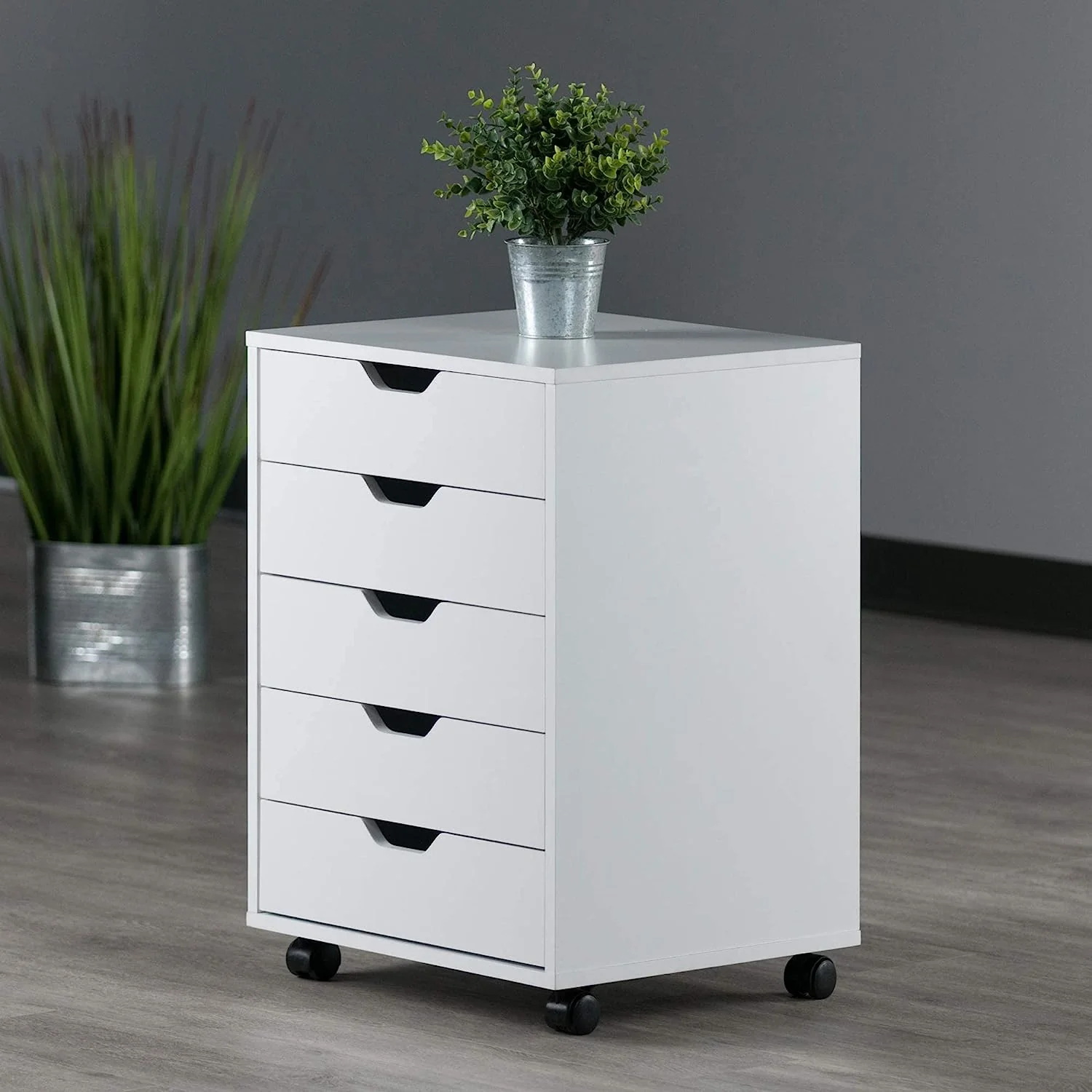 Office File Organiser – 5 Drawer Mobile Filing Cabinet Storage Organiser - Image 2