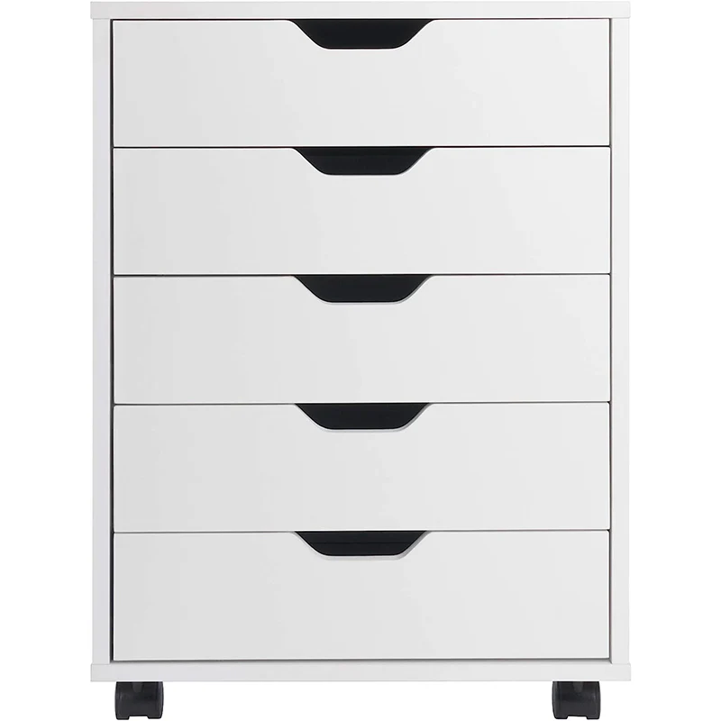Office File Organiser – 5 Drawer Mobile Filing Cabinet Storage Organiser - Image 4