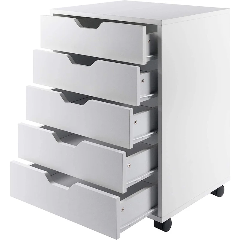 Office File Organiser – 5 Drawer Mobile Filing Cabinet Storage Organiser - Image 5