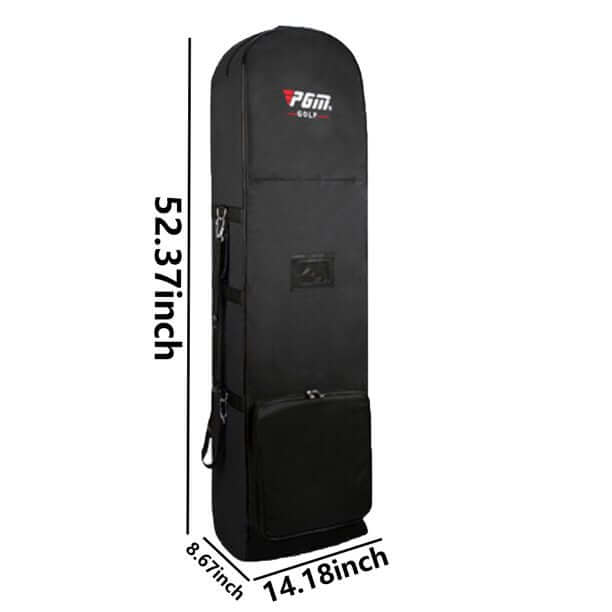 52 Inch Tall Foldable Rolling Golf Travel Bag With Wheels - Image 2